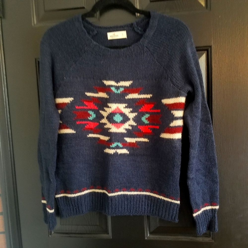Navy Knitted Sweater